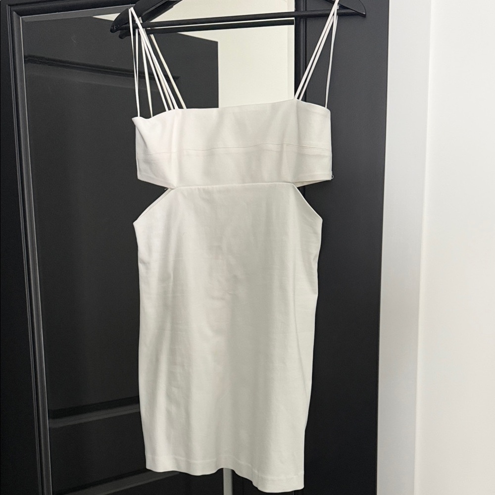 Zara Strapless Cream Dress